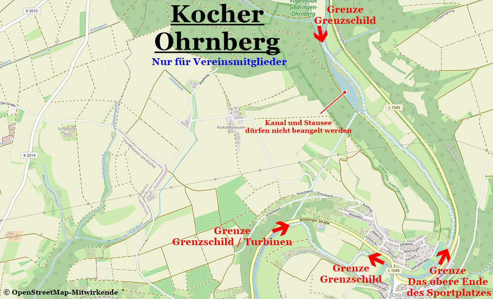 Gewässer Kocher Ohrnberg